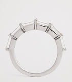 Anita Ko white gold diamond baguette floating ring, imported from the UK