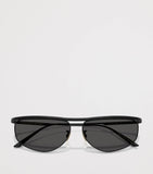 Oliver Peoples 1986C irregular oval sunglasses imported from the UK