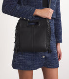 Maje M top-handle leather bag (British brand)