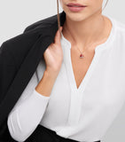 Bvlgari Divas' Dream rose gold necklace with diamonds and carnelian - British product
