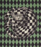 Fornasetti Plaid High Fidelity Losanghe Throw 140cm x 200cm - British product