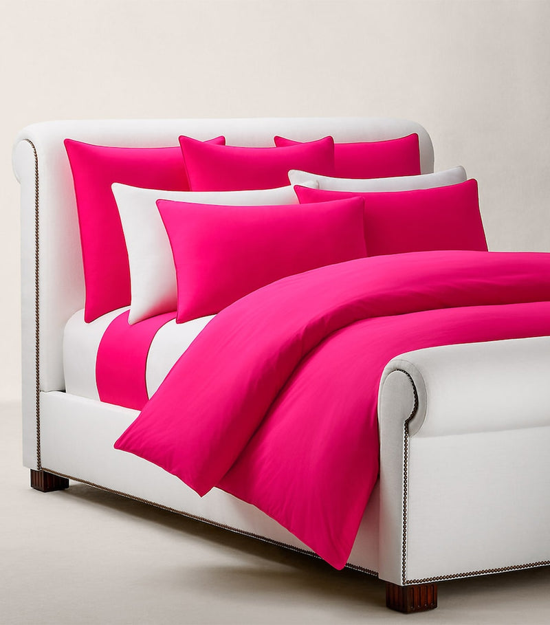 Ralph Lauren cotton Polo Player fitted sheet 180cm x 200cm, imported from the UK
