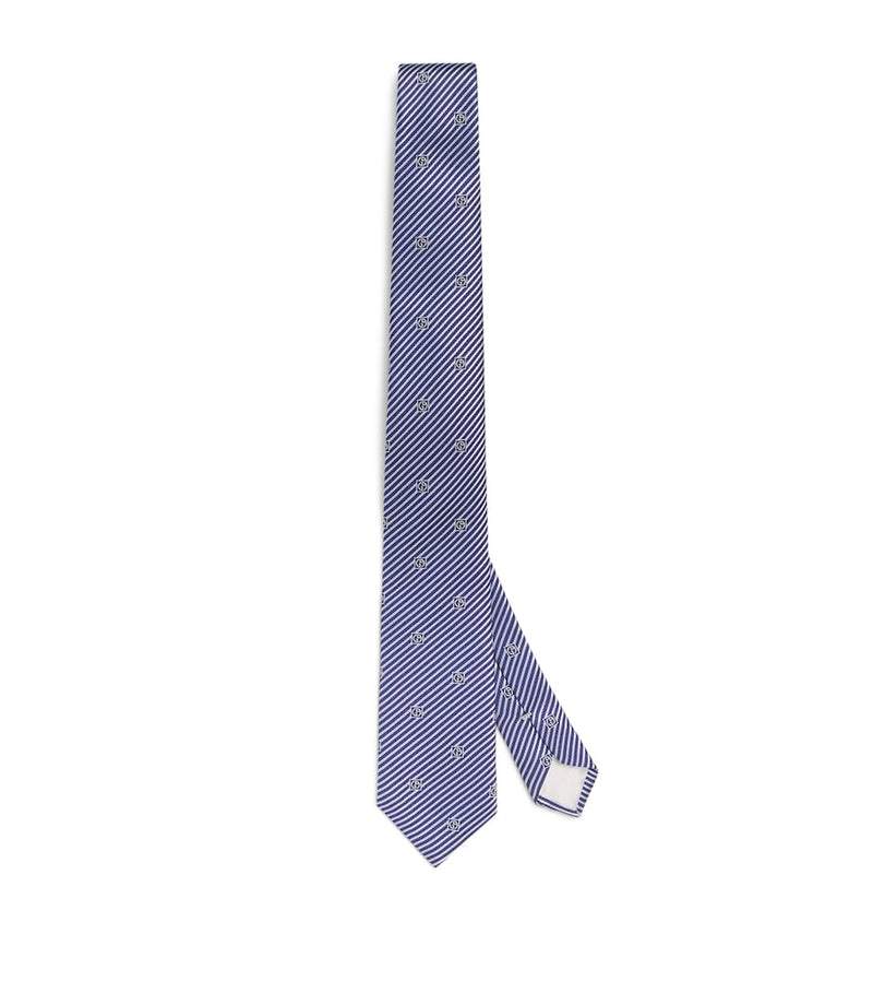 Giorgio Armani silk stripe jacquard tie, imported from the UK