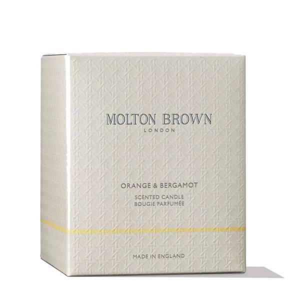 Molton Brown Orange & Bergamot candle, luxury home fragrance - British product