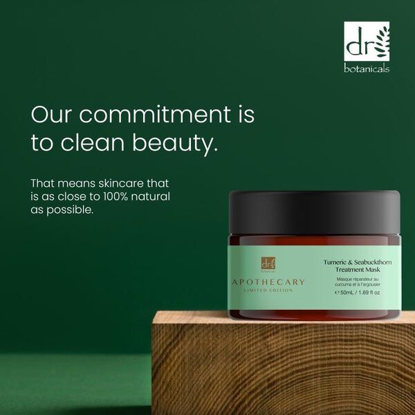 Dr Botanicals Turmeric & Seabuckthorn Treatment Mask 50ml - British product