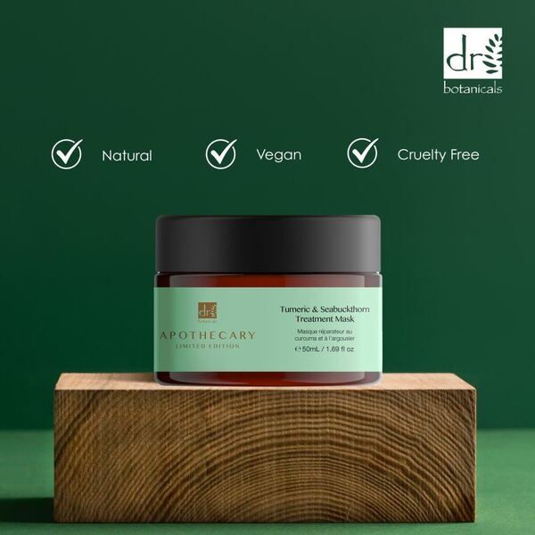 Dr Botanicals Turmeric & Seabuckthorn Treatment Mask 50ml - British product