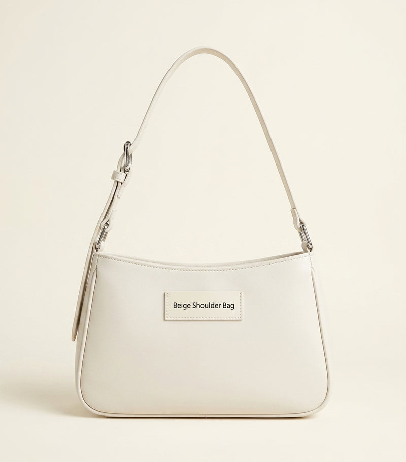 Prada leather shoulder bag with adjustable strap (British brand)