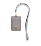 Prada Saffiano leather badge holder, imported from the UK