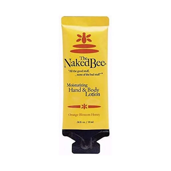 The Naked Bee hand and body lotion Orange Blossom 10ml sample (British brand)