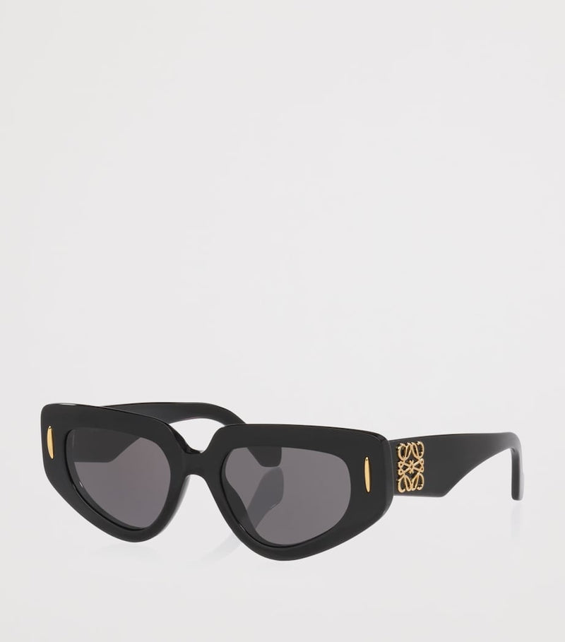 LOEWE angular rectangle sunglasses made in Italy, imported from the UK