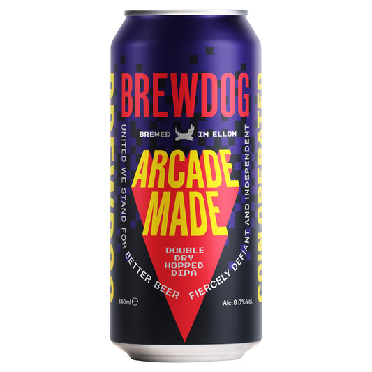 BrewDog Arcade Made Coin Operated Beer 440ml GOODS Sainsburys   