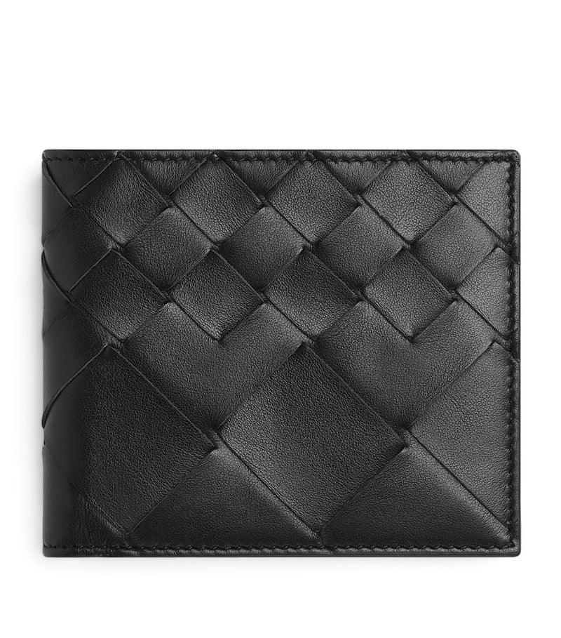 Bottega Veneta Intrecciato leather bifold wallet, imported from the UK