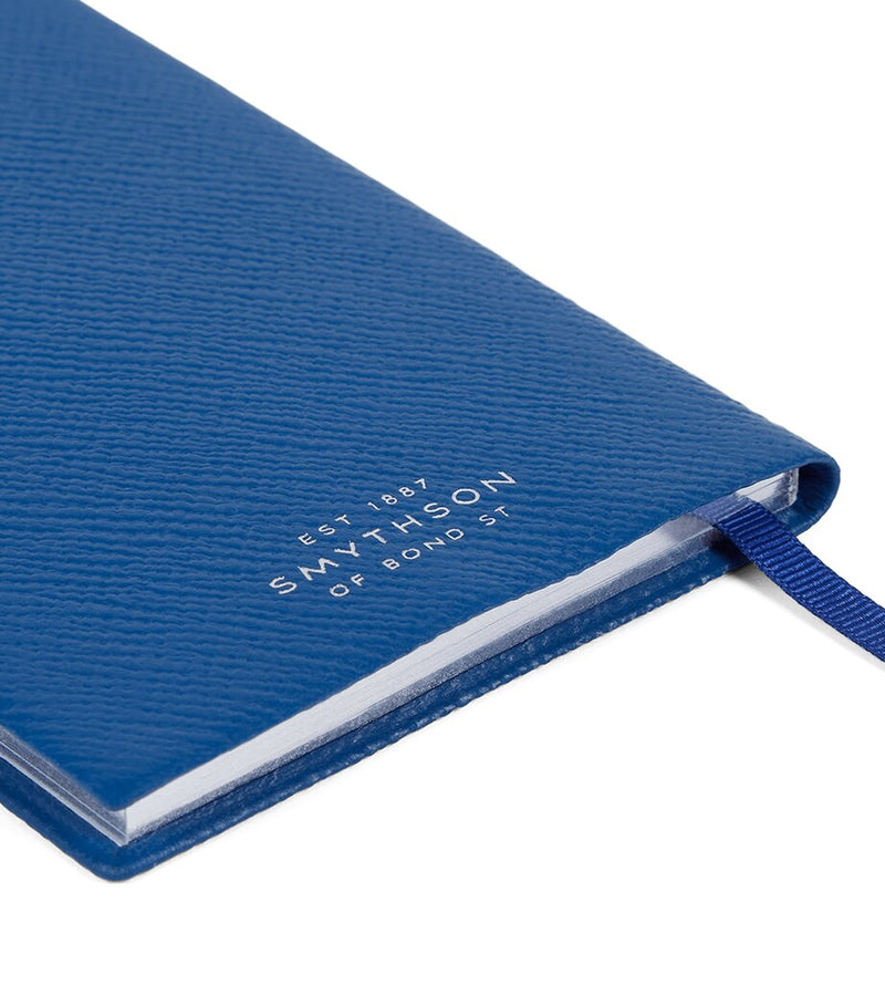 Smythson Panama leather weekly diary 2026 with approx. H14cm x W9cm size (British brand)
