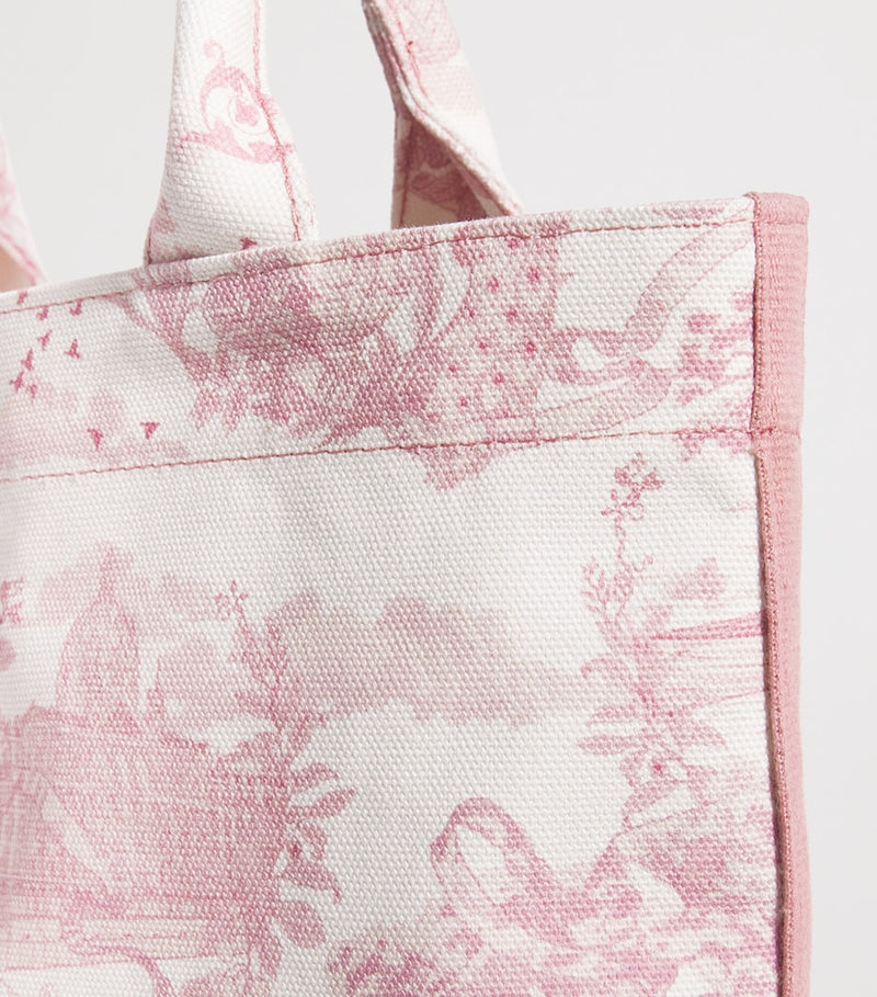 Harrods small toile print tote bag, UK version