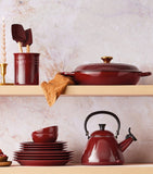 Le Creuset cast iron shallow casserole dish 26cm, UK version