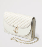 Jimmy Choo Curve leather clutch bag, imported from the UK