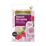Holland & Barrett Twinings Superblends Sweet Dreams Raspberry Herbal Tea 20 Tea Bags- Buy online at McGrocer