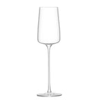 LSA International Metropolitan champagne flutes set of 4 230ml, UK version