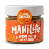 Holland & Barrett Manilife Crunchy Almond Butter 160g- Buy online at McGrocer