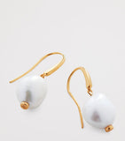 Monica Vinader gold vermeil keshi pearl Nura earrings - British product