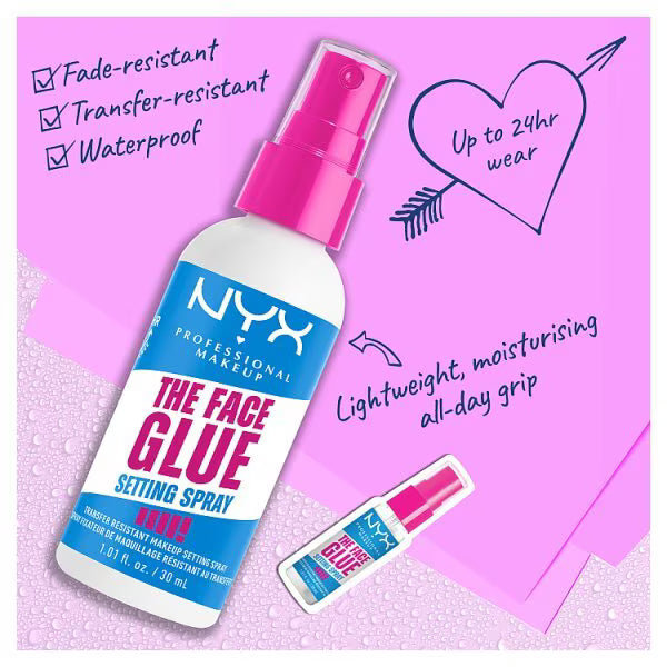 NYX Face Glue Setting Spray - British product