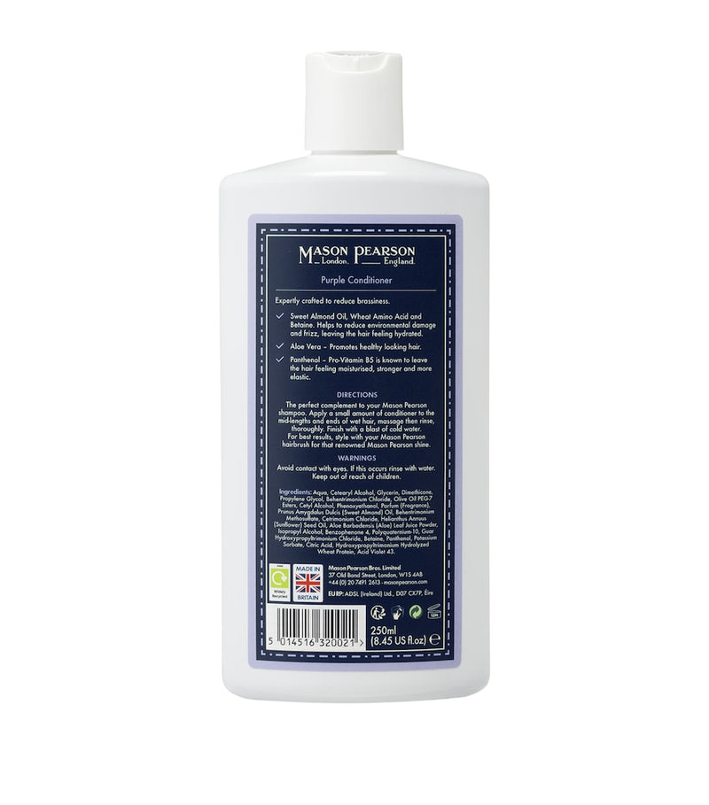 Mason Pearson purple conditioner 250ml bottle, imported from the UK