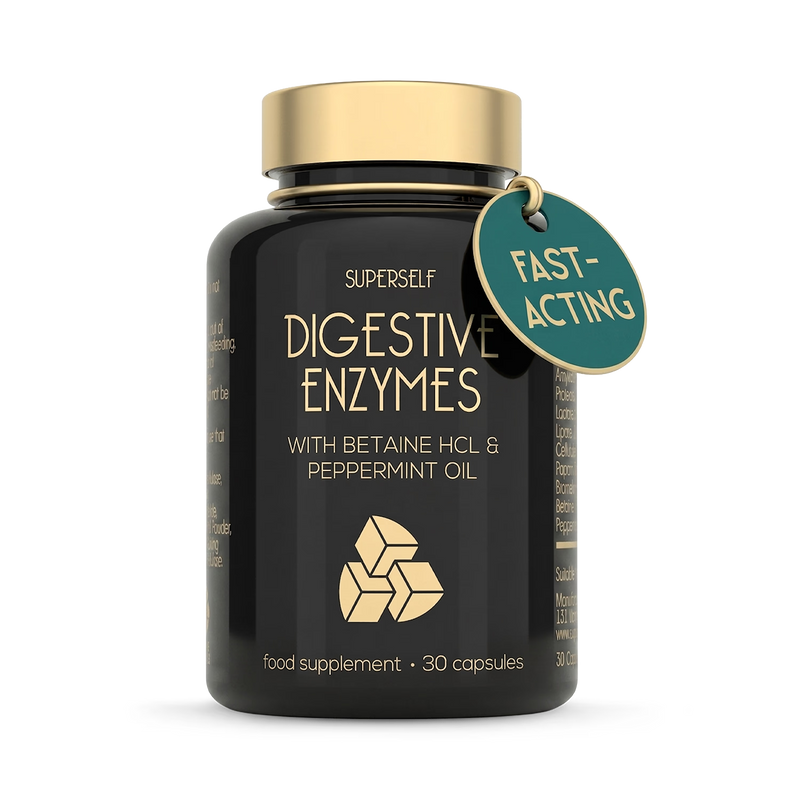 SuperSelf digestive enzymes 30 capsules (British brand)