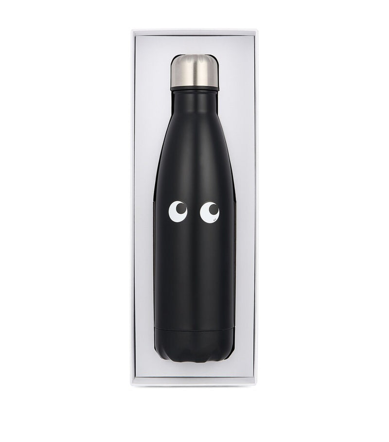 Anya Hindmarch insulated stainless steel water bottle with Eyes motif 500ml - British product