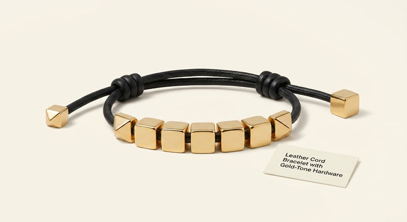 Prada nappa leather logo bracelet, imported from the UK