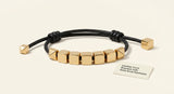 Prada nappa leather logo bracelet, imported from the UK