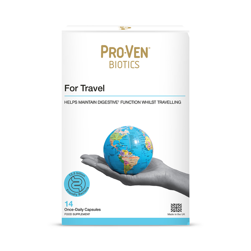 Pro-Ven Biotics travel supplement Calcium & Ginger 14 capsules - British product