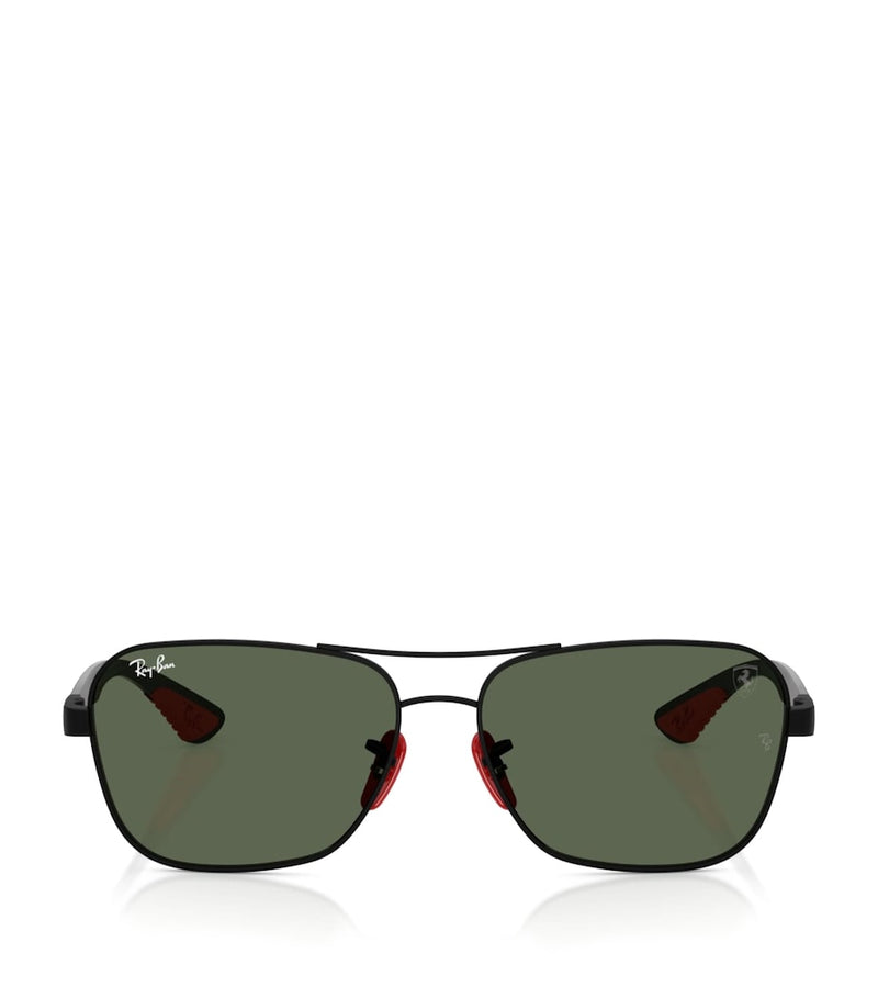 Ray-Ban x Scuderia Ferrari RB8336M square sunglasses, imported from the UK