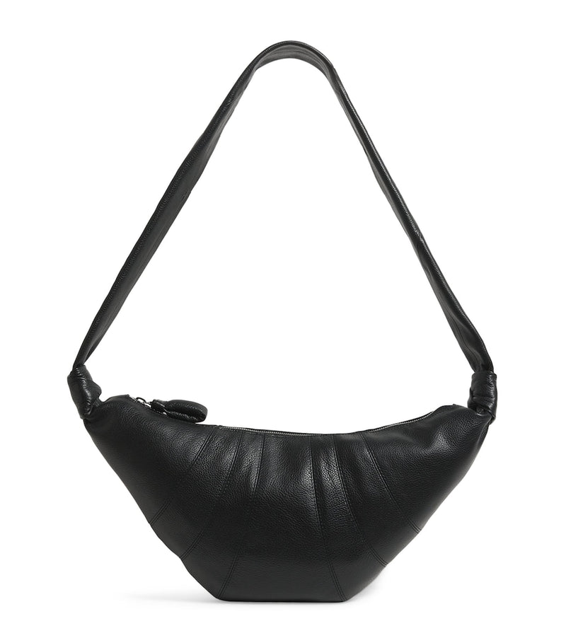 Lemaire Croissant shoulder bag in grained leather (British brand)