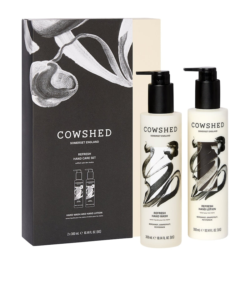 Cowshed Refresh Hand Duo gift set hand wash lotion 300ml (British brand)