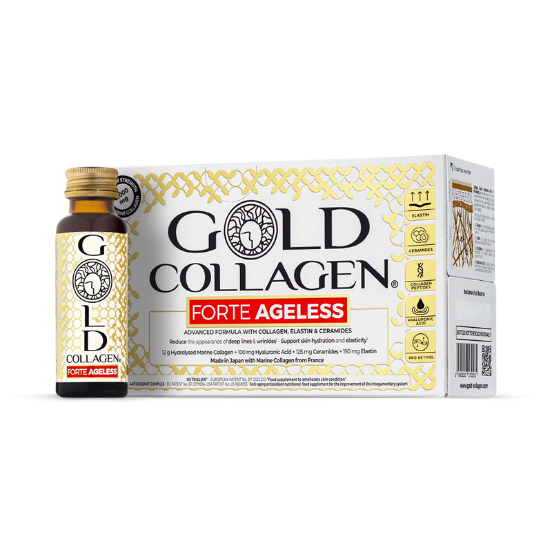 Gold Collagen Forte Ageless liquid supplement 10x50ml (British brand)