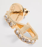 Valentino Garavani small VLogo signature hoop earrings, imported from the UK
