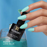 Bluesky gel polish Lake Blue 10ml - British product
