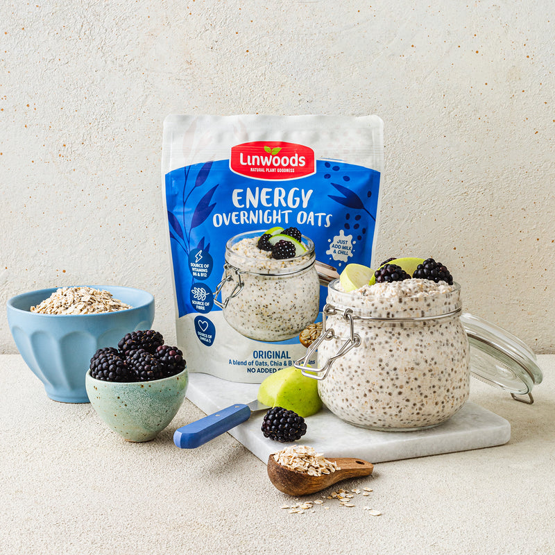 Linwoods Overnight Oats Original Energy 300g gluten free - British product