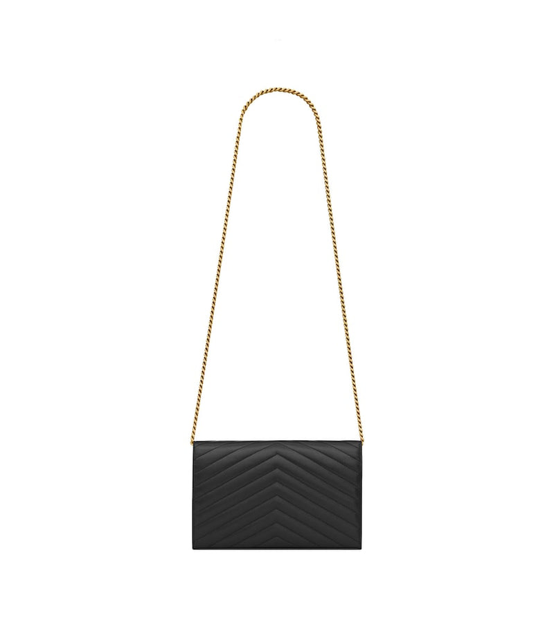 Saint Laurent Envelope wallet bag with YSL monogram - British product