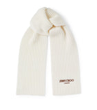 Jimmy Choo Yukiko scarf virgin wool 20x190cm, imported from the UK