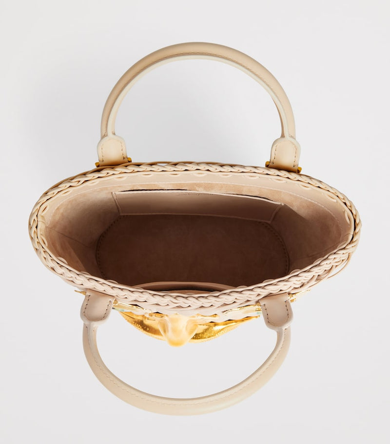 Schiaparelli face motif bucket bag, UK version