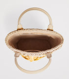 Schiaparelli face motif bucket bag, UK version