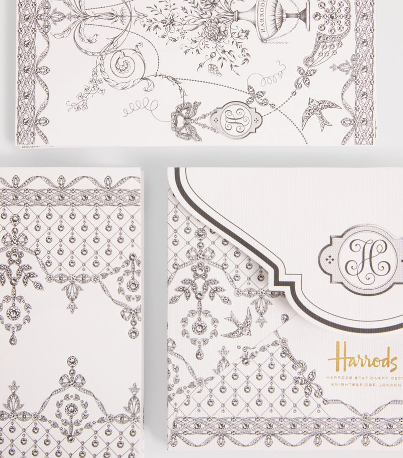 Harrods printed correspondence stationery set of 10 - British product
