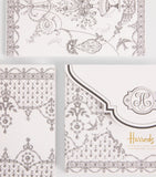 Harrods printed correspondence stationery set of 10 - British product