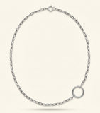 Cartier Juste un Clou necklace white gold 51cm, imported from the UK