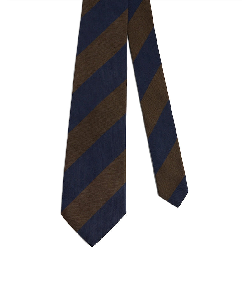 Dunhill Mulberry Silk Stripe Tie, imported from the UK