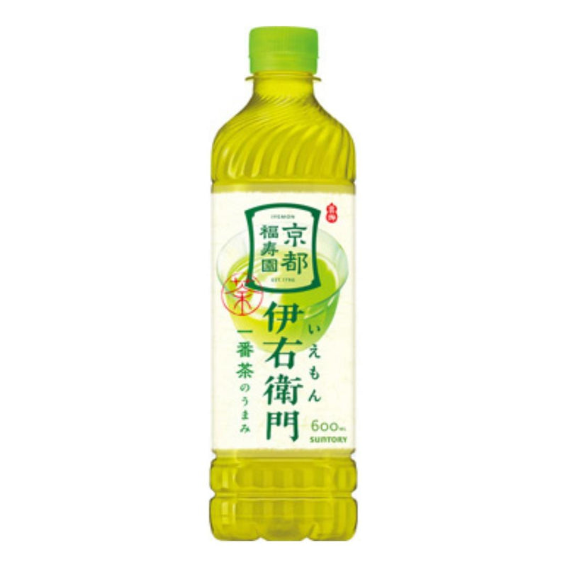 Suntory Iyemon green tea 600ml bottle - British product