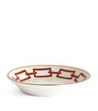 Ginori 1735 Catene Scarlatto tea saucer 13.5cm, UK version