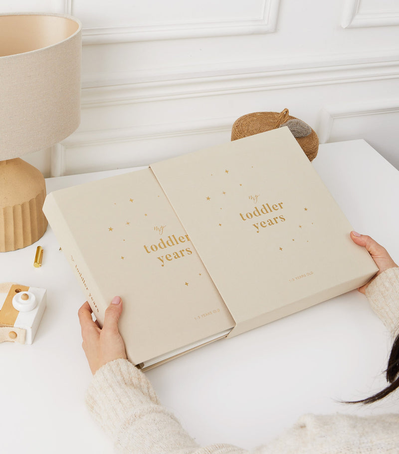 Blush and Gold My Toddler Years photo album - British product