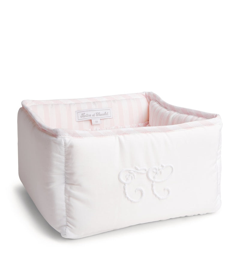 Tartine et Chocolat cotton monogram basket - UK version
